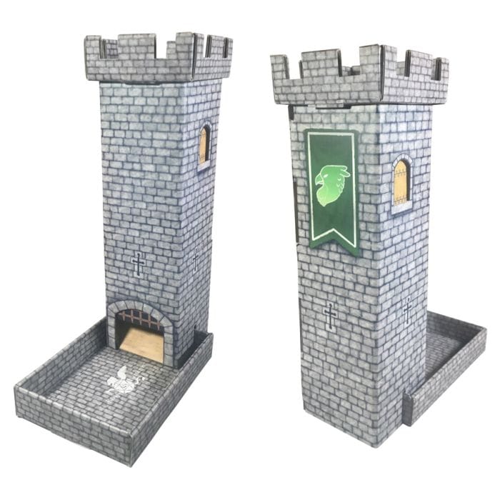 Role 4 Initiative Castle Keep Dice Tower Light Gray - Lost City Toys