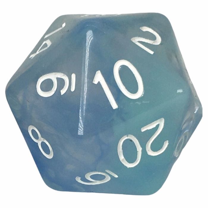 Role 4 Initiative d20 Single 34mm Diffusion Blue Sky - Lost City Toys