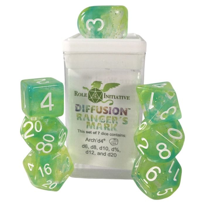 Role 4 Initiative Dice and Dice Bags Role 4 Initiative 7-Set Diffusion Ranger's Mark with Arch'd4