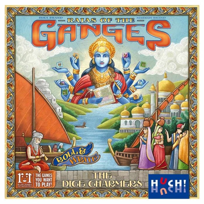 R&R Games Rajas of the Ganges: The Dice Charmers: Roll & Write - Lost City Toys