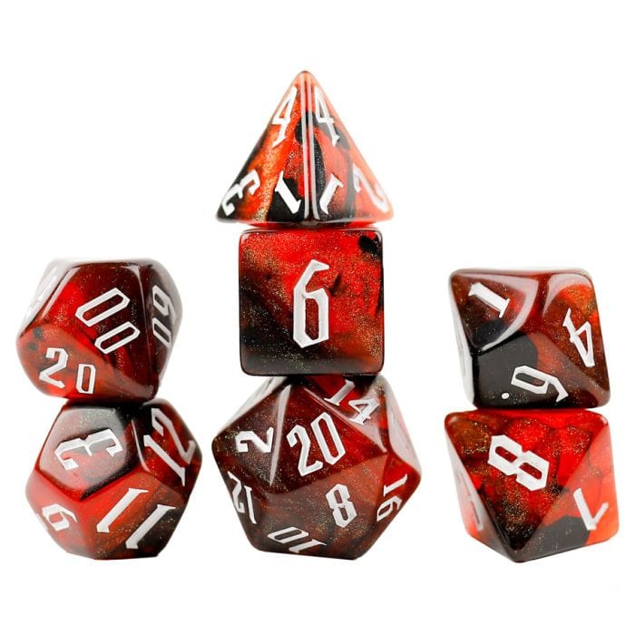 Sirius Dice 7 - Set Cherry Nebula - Lost City Toys