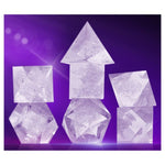 Sirius Dice 7 - Set Cloak & Dagger Clear - Lost City Toys