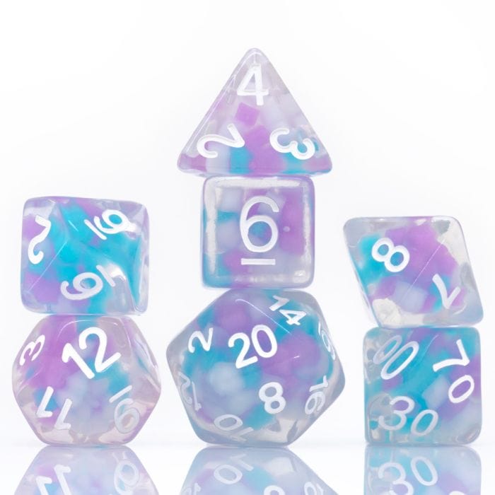 Sirius Dice 7 - Set Cotton Candy Glowworm - Lost City Toys