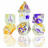 Sirius Dice 7 - Set Violet Swirl - Lost City Toys