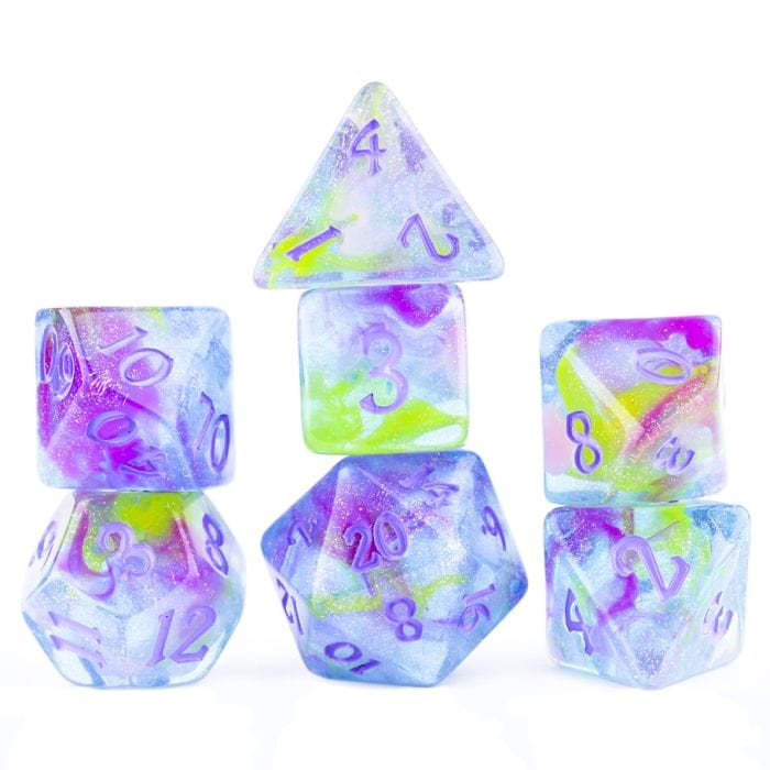 Sirius Dice 7 - Set Watercolors - Lost City Toys