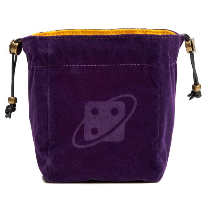 Sirius Dice Dice Bag: Reversible Purple Gold - Lost City Toys