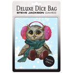 Steve Jackson Games Accessories Steve Jackson Games Deluxe Dice Bag: Festive Owls