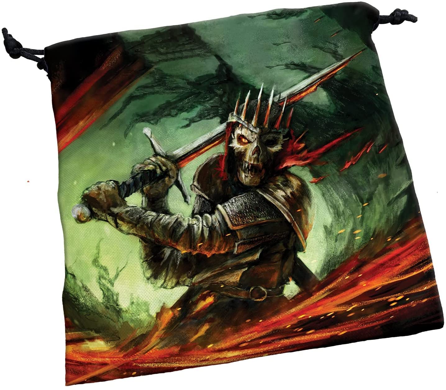 Steve Jackson Games Deluxe Dice Bag: Skeletal Warrior - Lost City Toys