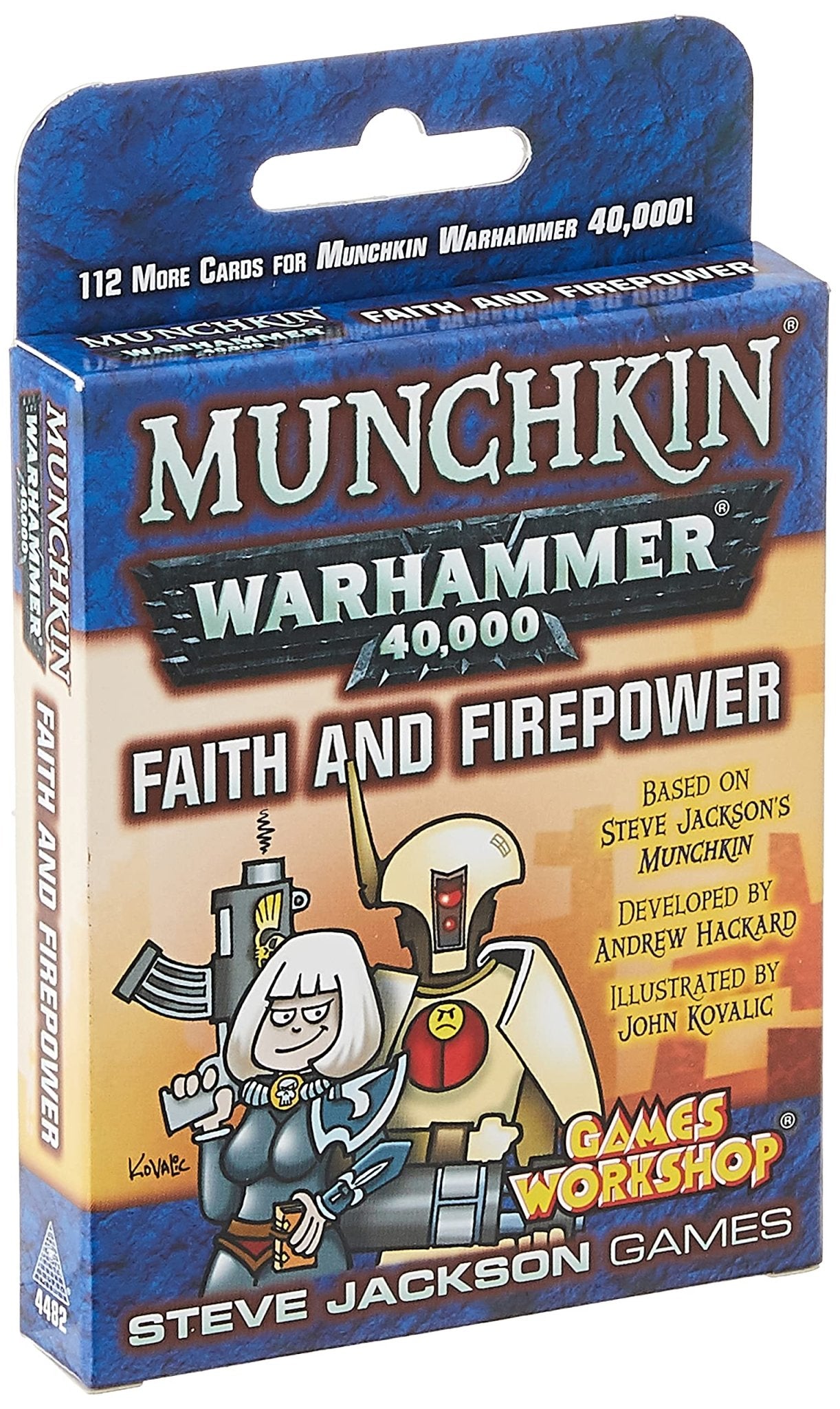 Steve Jackson Games Munchkin Warhammer 40K - Faith and Firepower Expansion - Lost City Toys