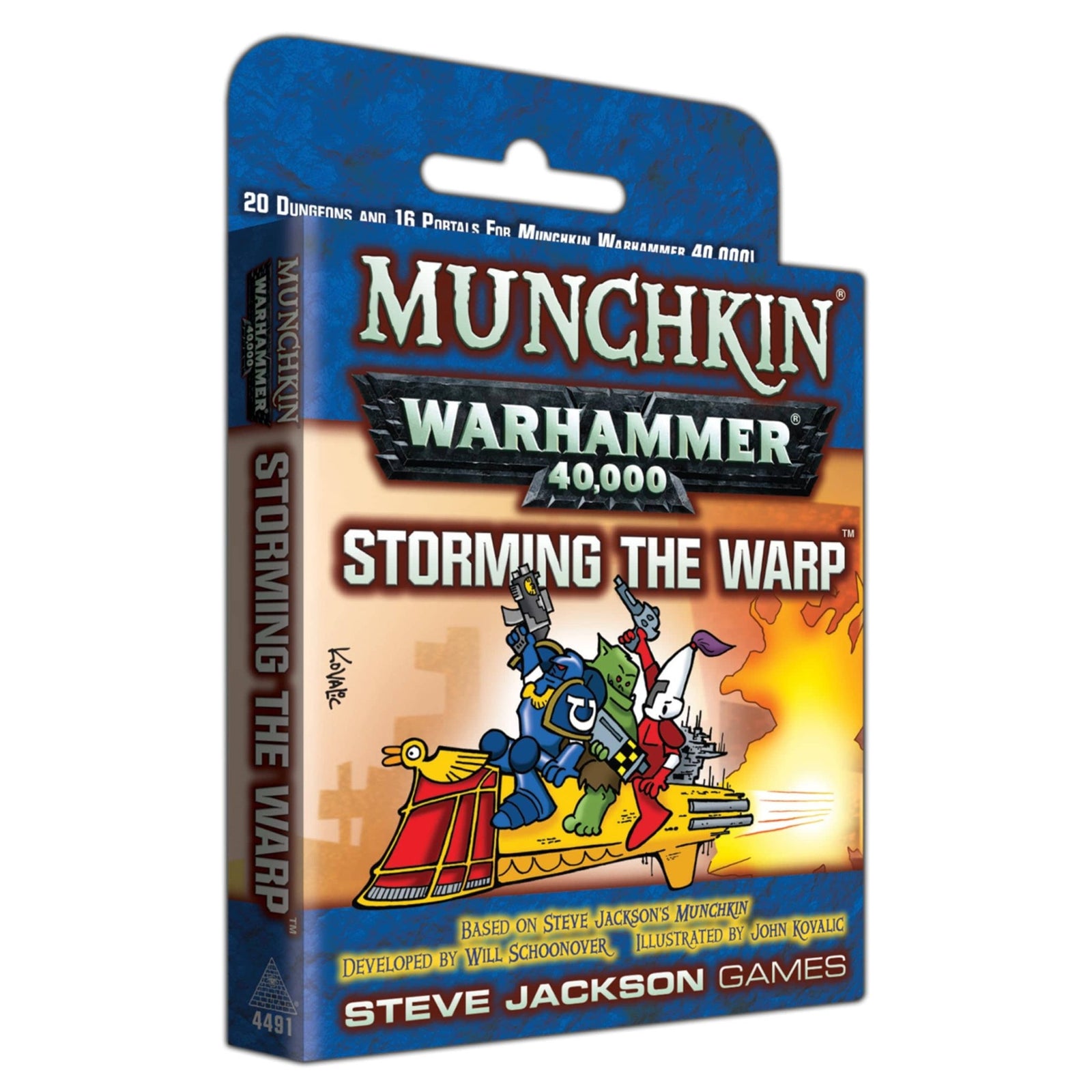 Steve Jackson Games Munchkin: Warhammer 40K - Storming the Warp Expansion - Lost City Toys
