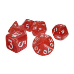 Steve Jackson Games Polyhedral Dice Set (7): Munchkin - Red/White - Lost City Toys