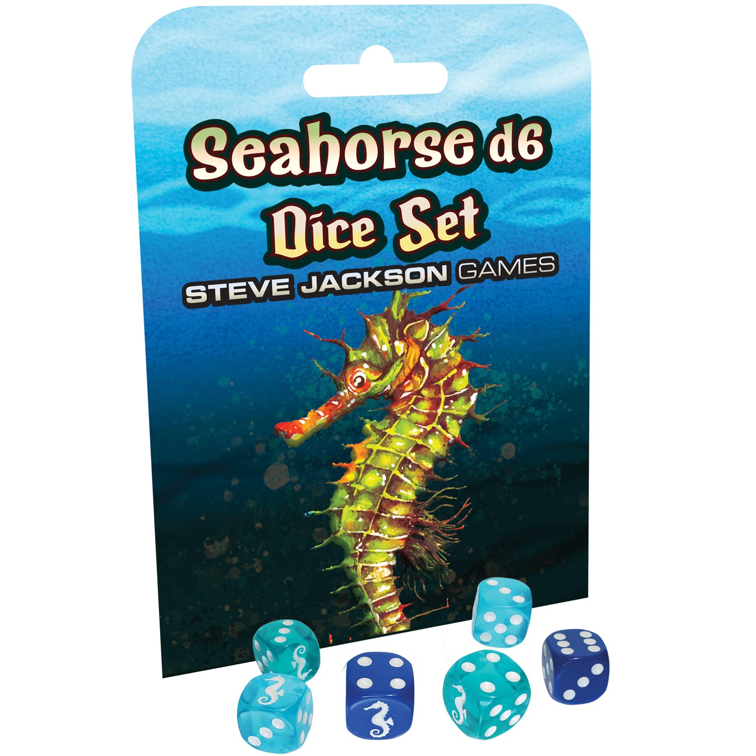 Steve Jackson Games Seahorse D6 Dice Set - Lost City Toys