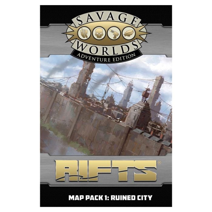 Studio 2 Publishing Rifts: Savage Worlds: Map Pack 1 Ruined City - Lost City Toys