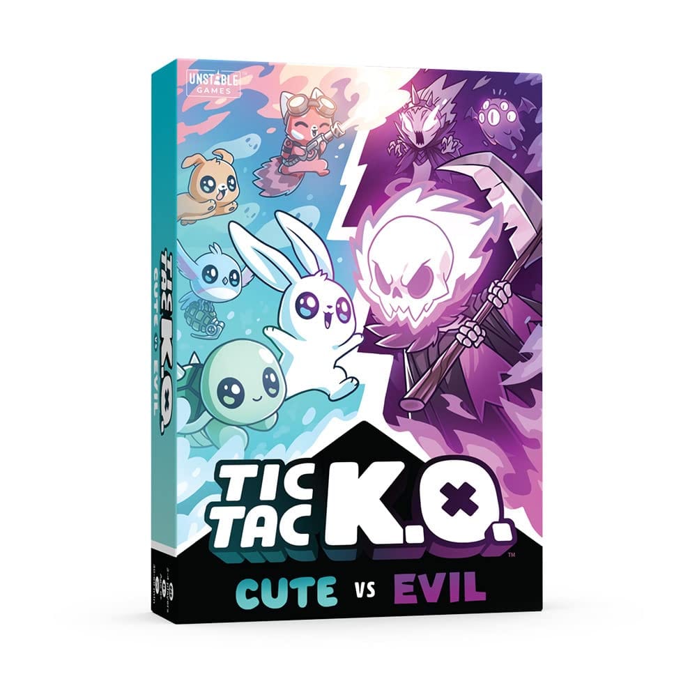 Teeturtle Tic Tac KO: Cute vs Evil (stand alone or expansion) - Lost City Toys