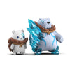 Teeturtle Toys and Collectible Casting Shadows: Vinyl Figure Set - Frost Polarpaw & Frost the Merciless