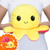 Teeturtle Toys and Collectible Teeturtle BIG Reversible Octopus Plushie: Happy Yellow and Angry Red