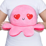 Teeturtle Toys and Collectible Teeturtle BIG Reversible Octopus Plushie: Love Light Pink and RAGE Pink