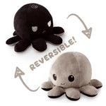 Teeturtle Toys and Collectible Teeturtle Reversible Octopus Plushie: Black and Gray