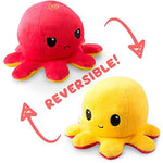 Teeturtle Toys and Collectible Teeturtle Reversible Octopus Plushie: Red and Yellow