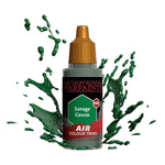 The Army Painter Warpaints Air: Savage Green 18ml - Lost City Toys