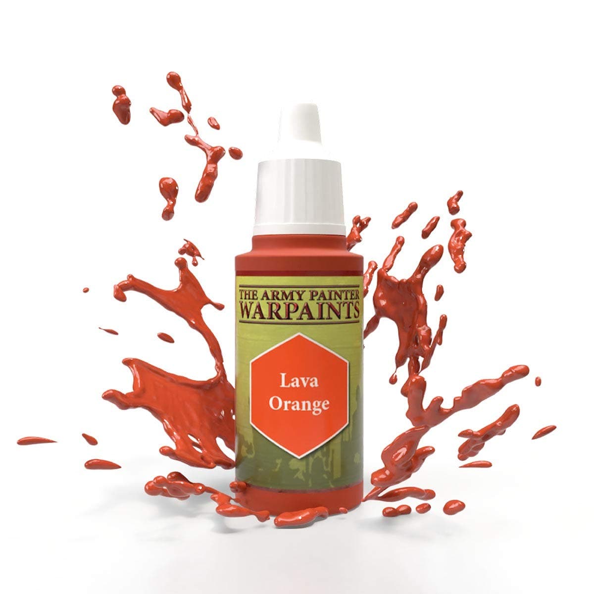 The Army Painter Warpaints: Lava Orange 18ml - Lost City Toys