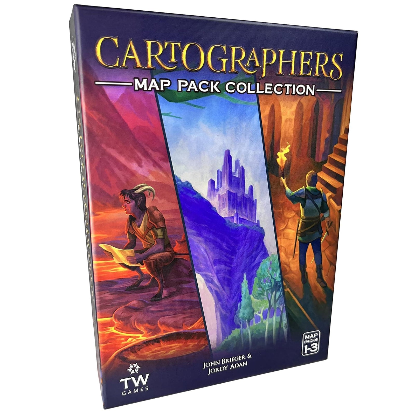 Thunderworks Games Cartographers: Map Pack Collection - Lost City Toys