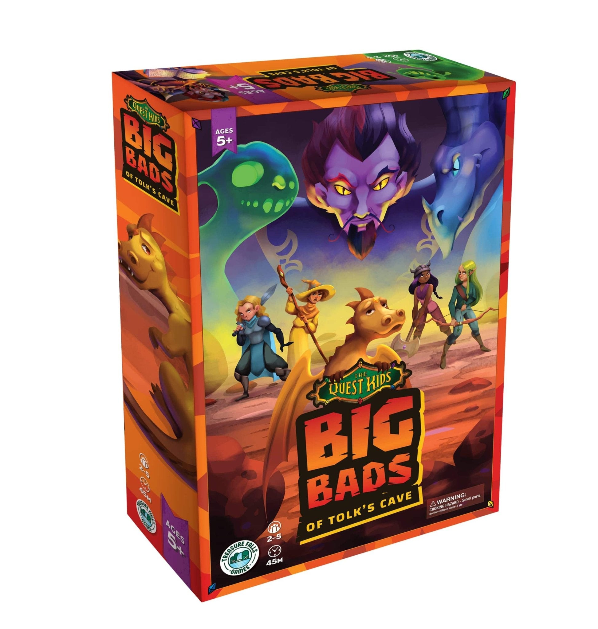 Treasure Falls Games The Quest Kids: The Big Bads of Tolks Cave Expansion - Lost City Toys