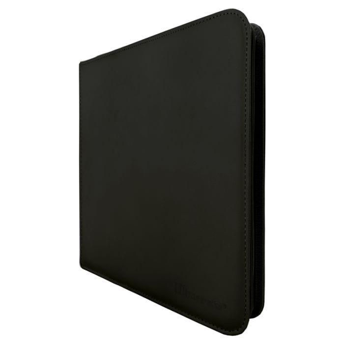 Ultra Pro Binder: 12 - Pocket: PRO: Zippered: Vivid: Black - Lost City Toys