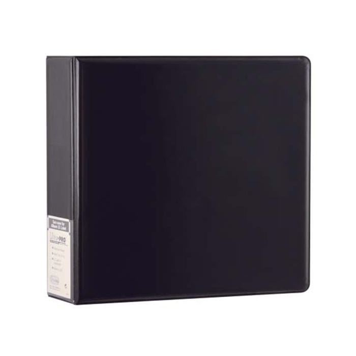 """Ultra Pro Binder: 3"""" Album: Black (Plain)""" - Lost City Toys