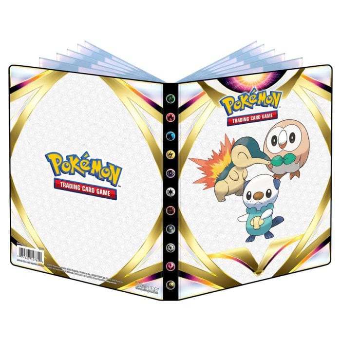 Ultra Pro Binder: 4 - Pocket: Portfolio: Pokemon: Cyndaquil, Rowlet, and Oshawott - Lost City Toys