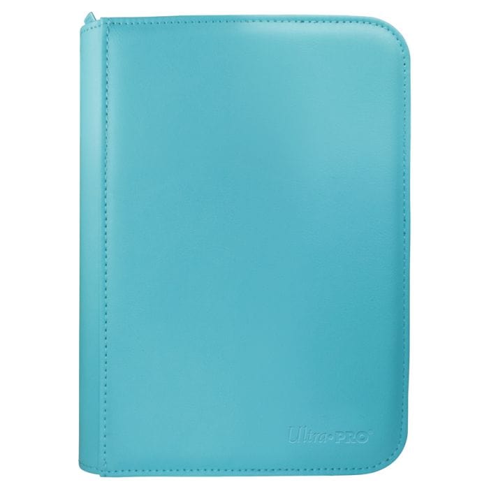 Ultra Pro Binder: 4 - Pocket: PRO: Zippered: Vivid: Light Blue - Lost City Toys