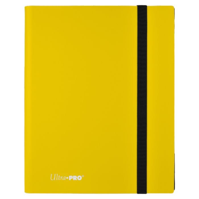 Ultra Pro Binder: 9 - Pocket: PRO: Eclipse: Lemon Yellow - Lost City Toys