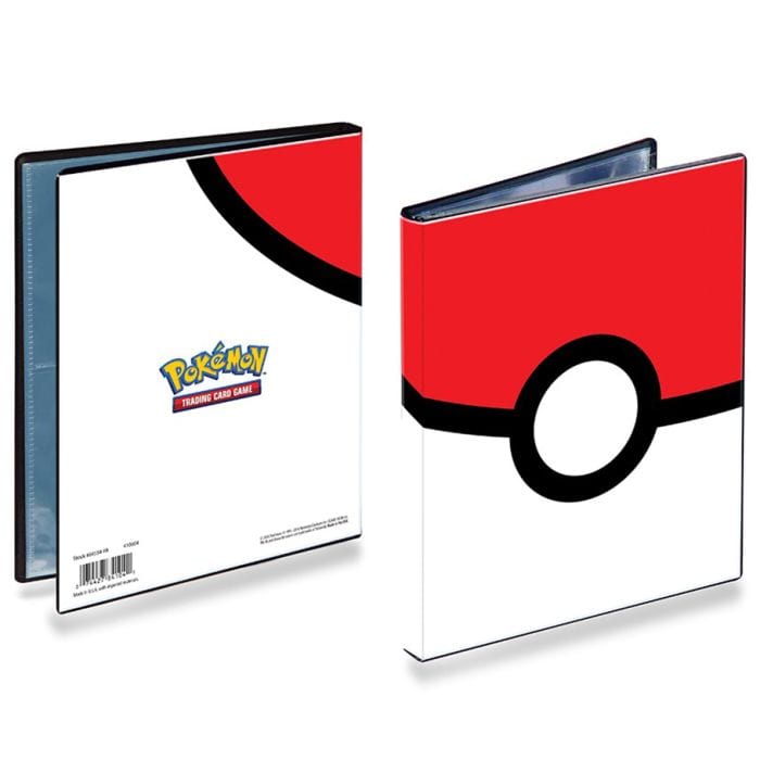 Ultra Pro Card Accessories Ultra Pro Binder: 4-Pocket: Portfolio: Pokemon: Pokball