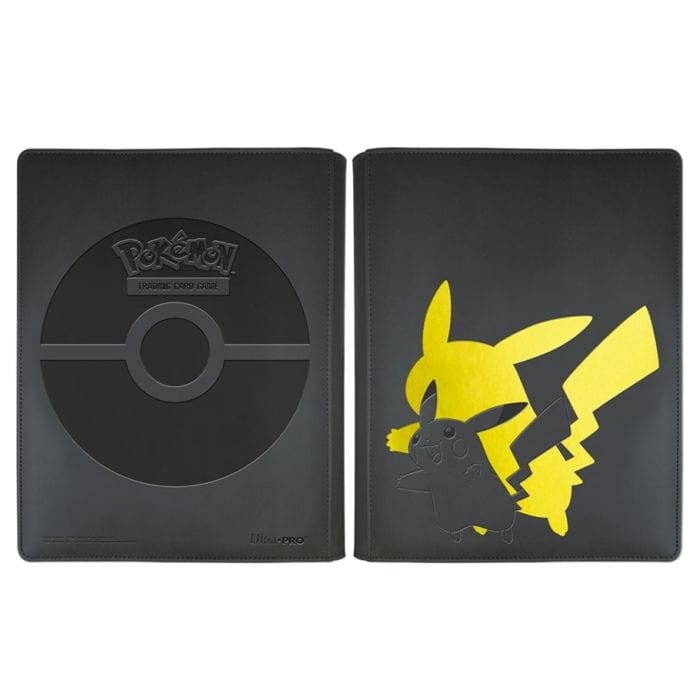 Ultra Pro Card Accessories Ultra Pro Binder: 9Pkt: Pokemon: Elite Series: Zippered PRO: Pikachu