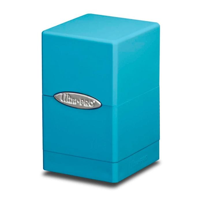Ultra Pro Card Accessories Ultra Pro Deck Box: Satin Tower: Light Blue