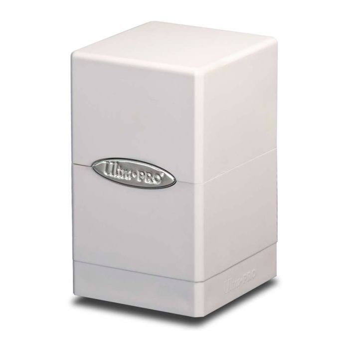Ultra Pro Card Accessories Ultra Pro Deck Box: Satin Tower: White