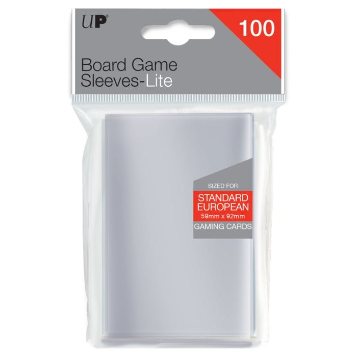 Ultra Pro Card Accessories Ultra Pro Deck Protector: Lite Board Game Sleeve: Standard European (100)