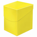 Ultra Pro Deck Box: PRO 100+: Eclipse: Lemon Yellow - Lost City Toys
