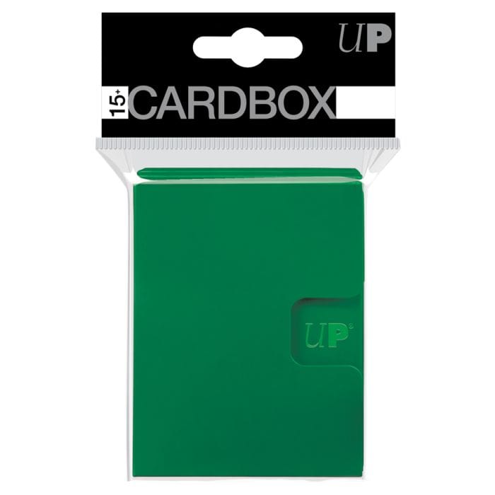 Ultra Pro Deck Box: PRO: 15+ Card Box: Green (Pack of 3) - Lost City Toys