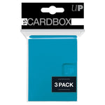 Ultra Pro Deck Box: PRO: 15+ Card Box: Light Blue (Pack of 3) - Lost City Toys