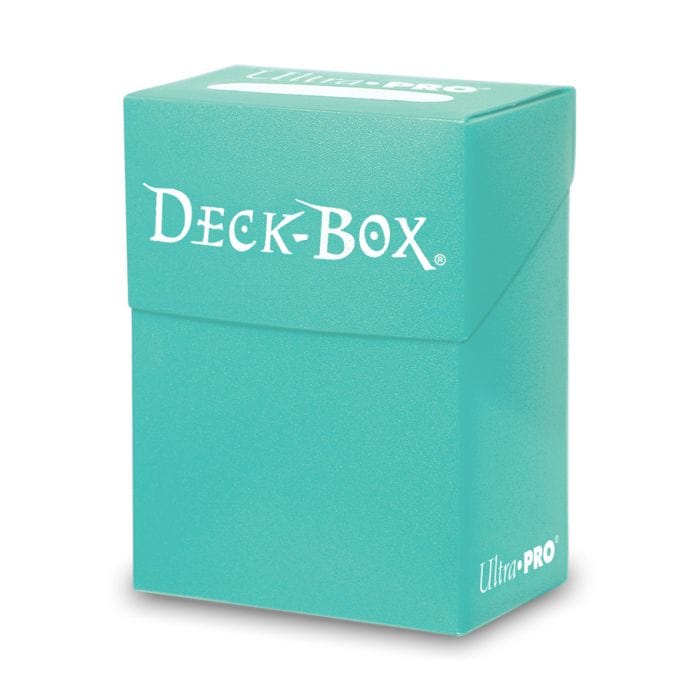 Ultra Pro Deck Box: PRO 80+: Solid Aqua - Lost City Toys