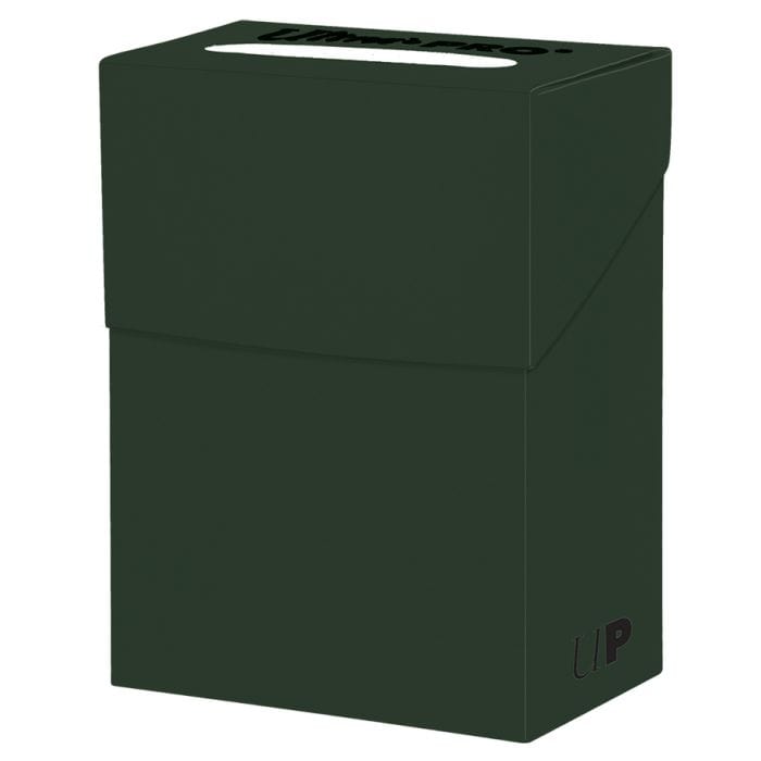 Ultra Pro Deck Box: PRO 80+: Solid Forest Green - Lost City Toys