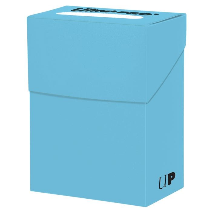 Ultra Pro Deck Box: PRO 80+: Solid Light Blue - Lost City Toys