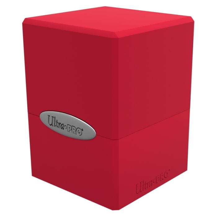 Ultra Pro Deck Box: Satin Cube: Apple Red - Lost City Toys