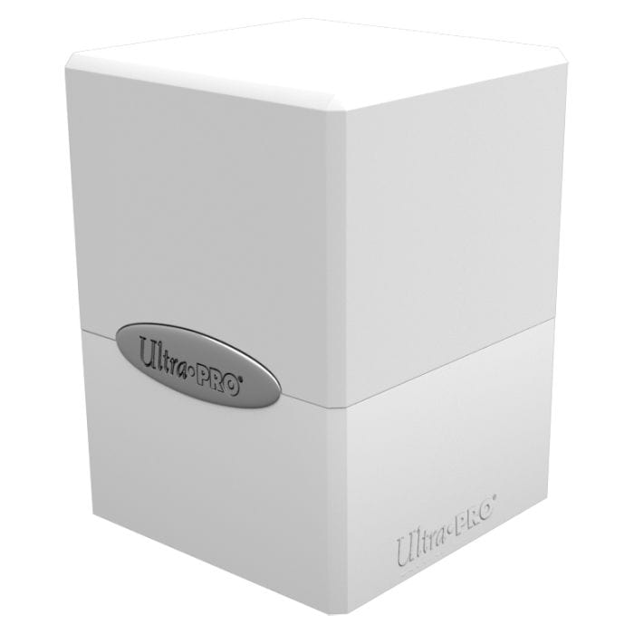 Ultra Pro Deck Box: Satin Cube: Arctic White - Lost City Toys