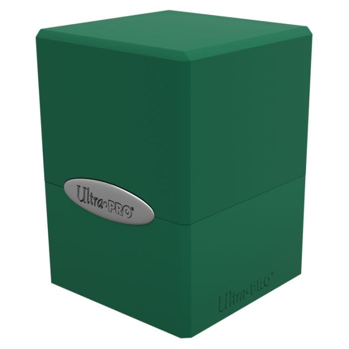 Ultra Pro Deck Box: Satin Cube: Forest Green - Lost City Toys