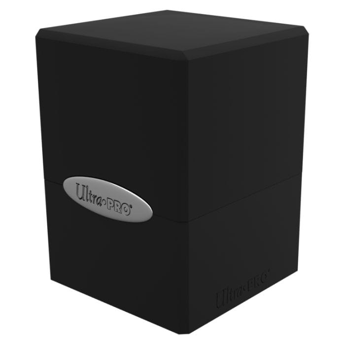 Ultra Pro Deck Box: Satin Cube: Jet Black - Lost City Toys