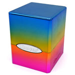 Ultra Pro Deck Box: Satin Cube: Rainbow - Lost City Toys