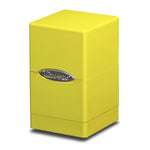 Ultra Pro Deck Box: Satin Tower: Bright Yellow - Lost City Toys