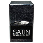 Ultra Pro Deck Box: Satin Tower: Glitter Black - Lost City Toys